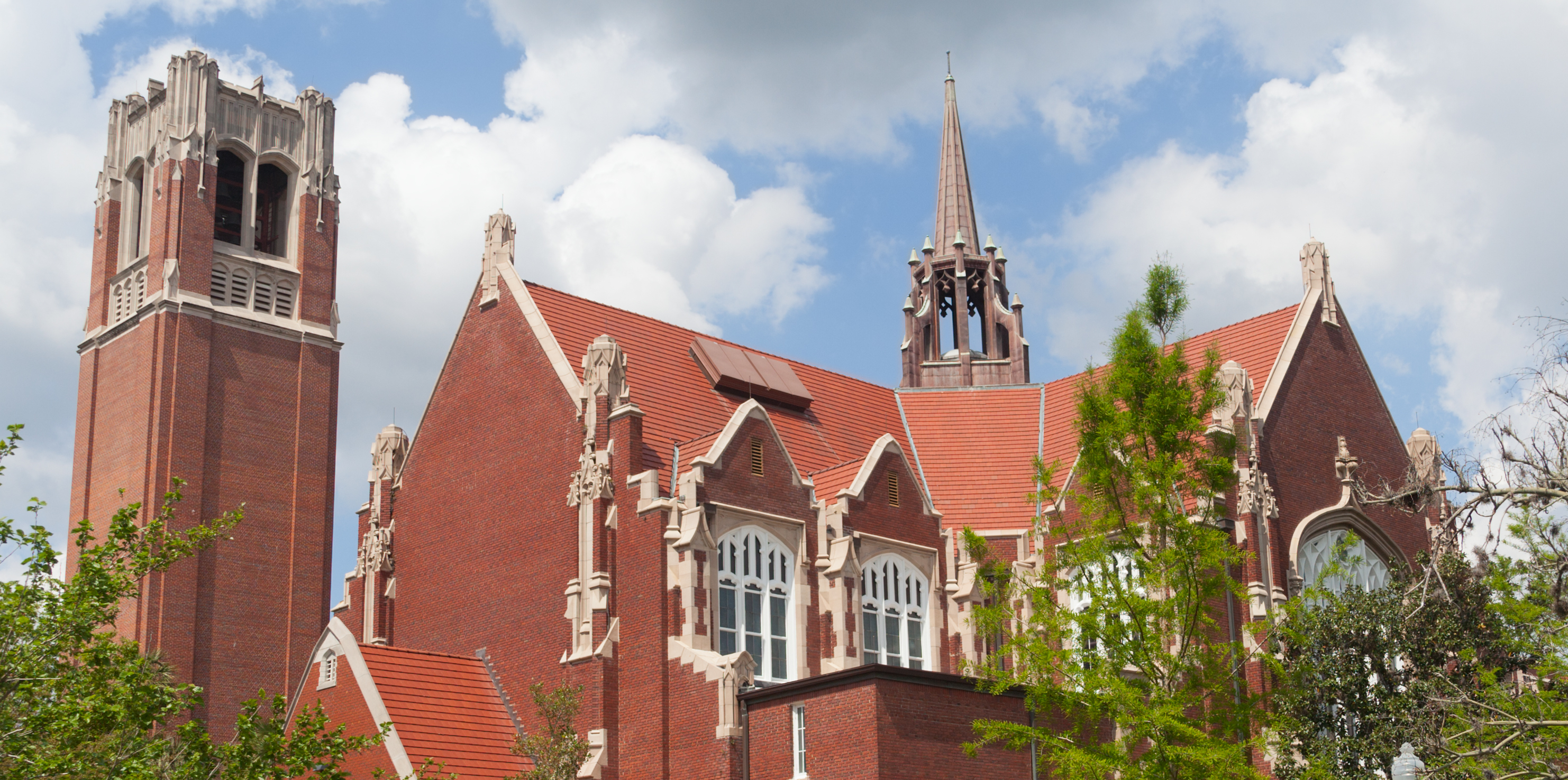 The historic auditorium on the University of Florida campus