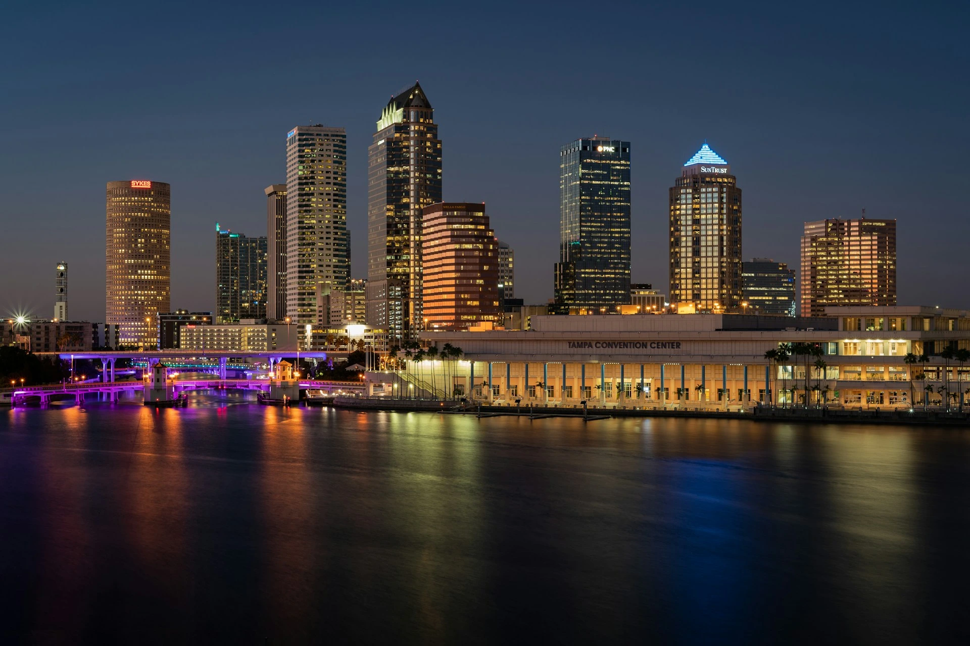 Tampa Bay skyline web design